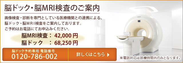 脳ドックのご案内